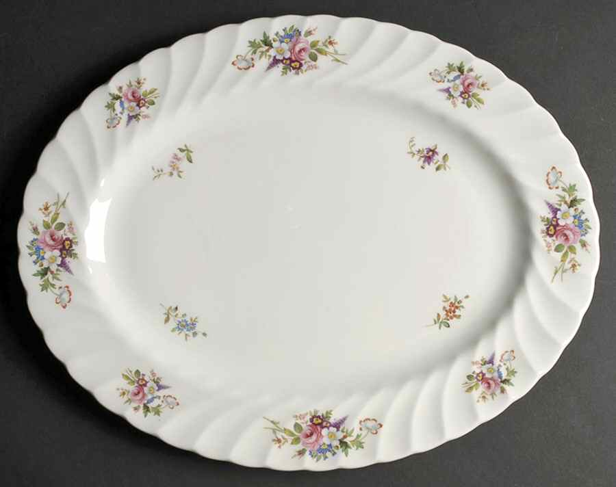 Howard Sprays 15" Oval Serving Platter by John  Aynsley & Sons-1