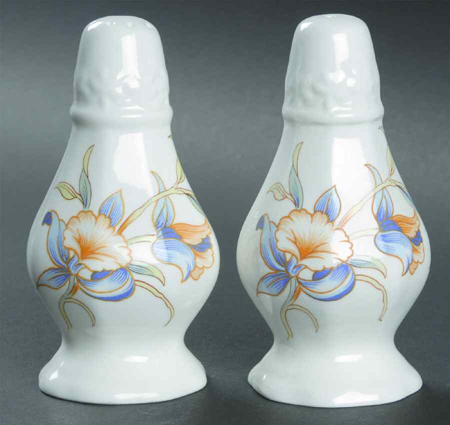 Just Orchids Salt & Pepper Set by John  Aynsley & Sons-1