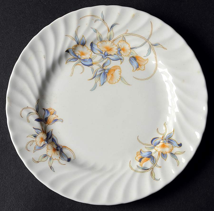Just Orchids Bread & Butter Plate by John  Aynsley & Sons-1