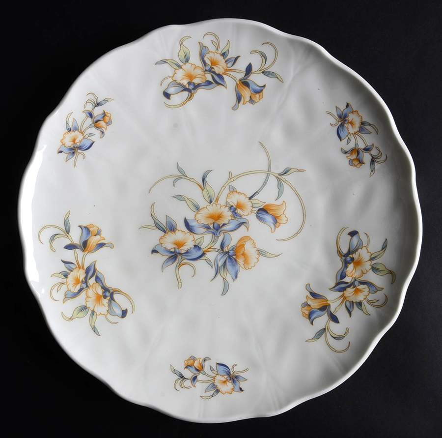 Just Orchids Cake Plate by John  Aynsley & Sons-1