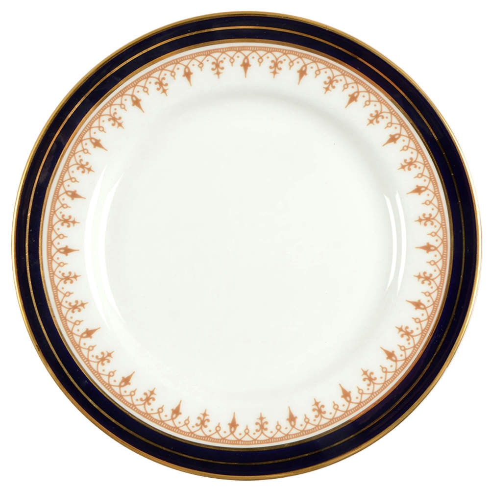 Leighton Cobalt (Smooth) Bread & Butter Plate by John  Aynsley & Sons-1