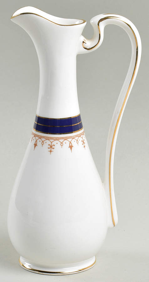 Leighton Cobalt (Smooth) Tall Pitcher/Vase by John  Aynsley & Sons-1