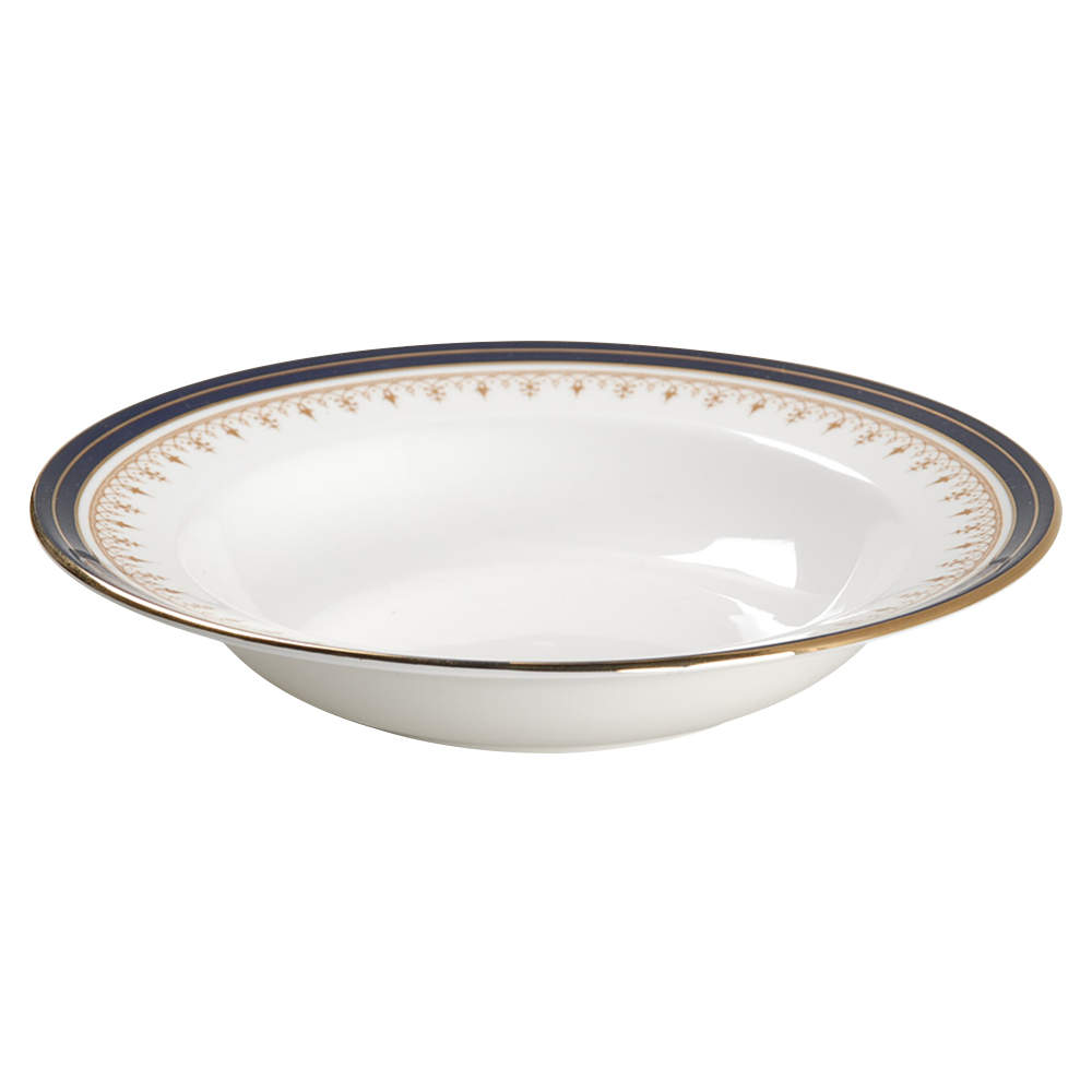 Leighton Cobalt (Smooth) Rim Soup Bowl by John  Aynsley & Sons-1