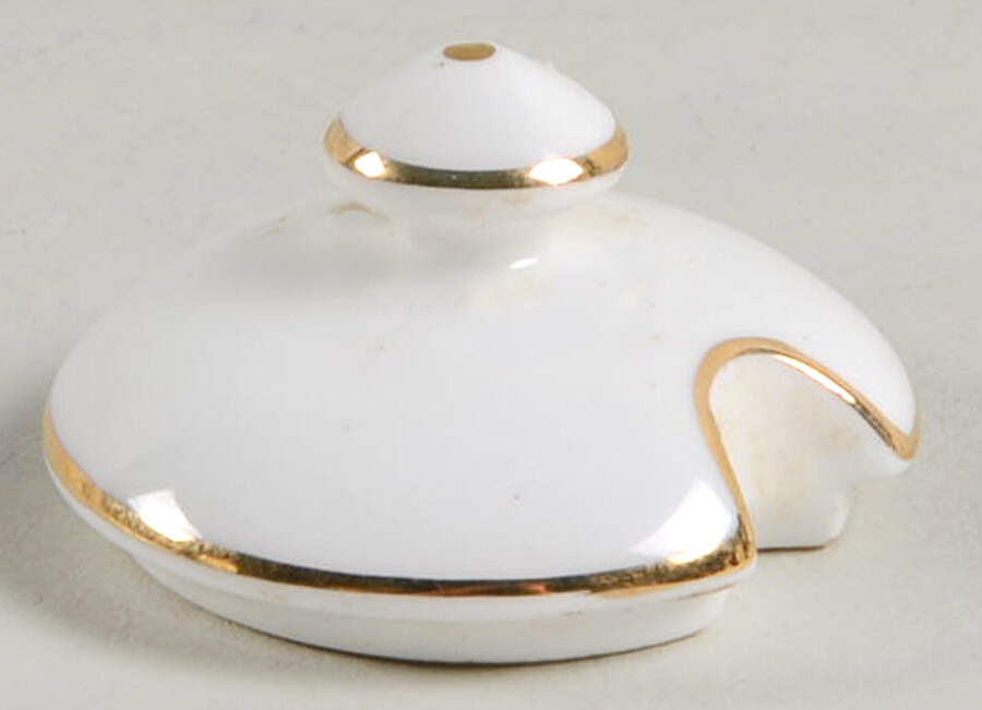 Leighton Cobalt (Smooth) Lid for Mustard Jar by John  Aynsley & Sons-1