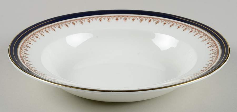 Leighton Cobalt (Smooth) Rim Soup Bowl by John  Aynsley & Sons-1