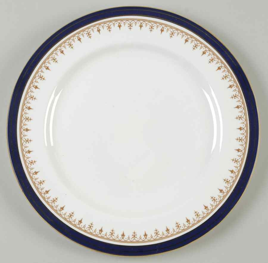 Leighton Cobalt (Smooth) Luncheon Plate by John  Aynsley & Sons-1