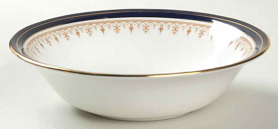 Leighton Cobalt (Smooth) Coupe Cereal Bowl by John  Aynsley & Sons-1
