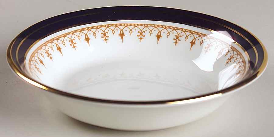 Leighton Cobalt (Smooth) Fruit/Dessert (Sauce) Bowl by John  Aynsley & Sons-1