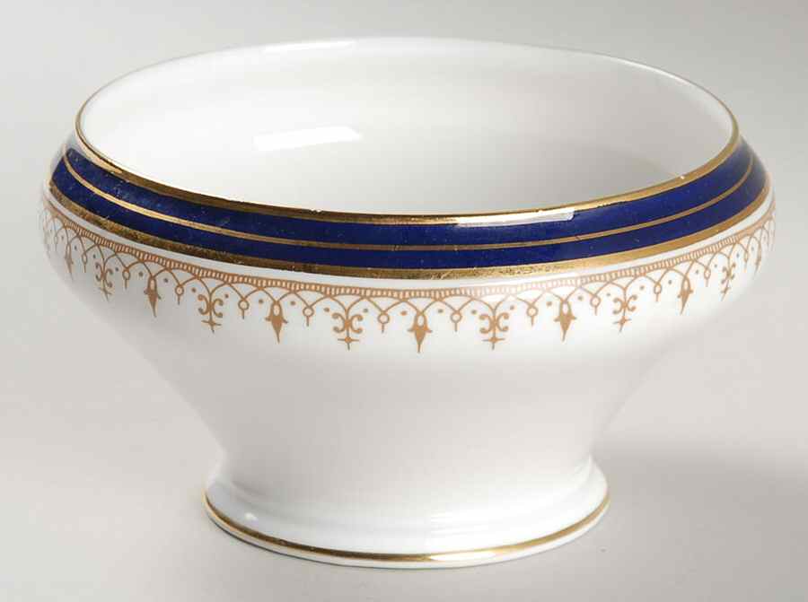 Leighton Cobalt (Smooth) Open Sugar Bowl by John  Aynsley & Sons-1