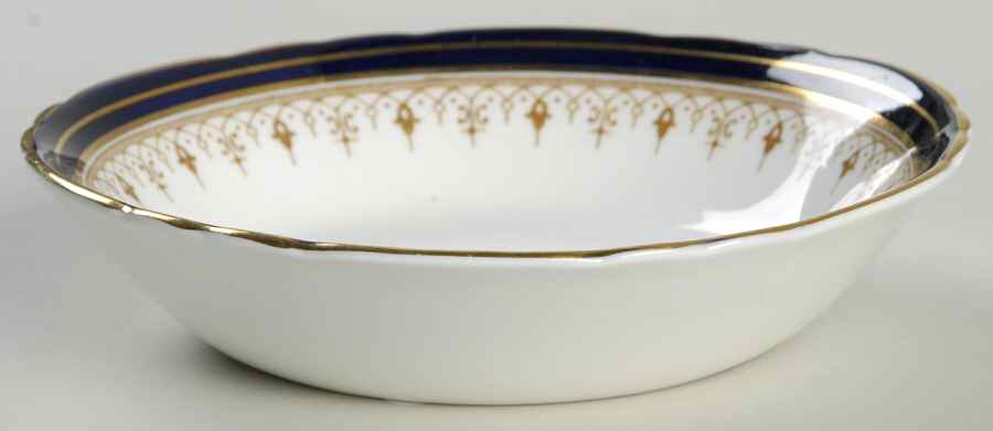 Leighton Cobalt (Scalloped) Fruit/Dessert (Sauce) Bowl by John  Aynsley & Sons-1