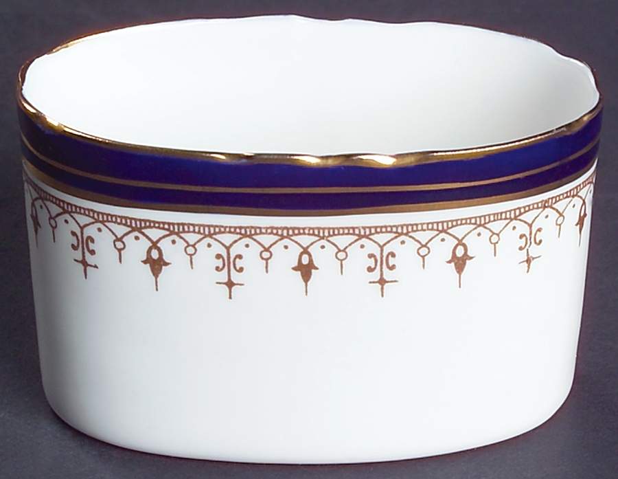 Leighton Cobalt (Scalloped) Cigarette Holder by John  Aynsley & Sons-1
