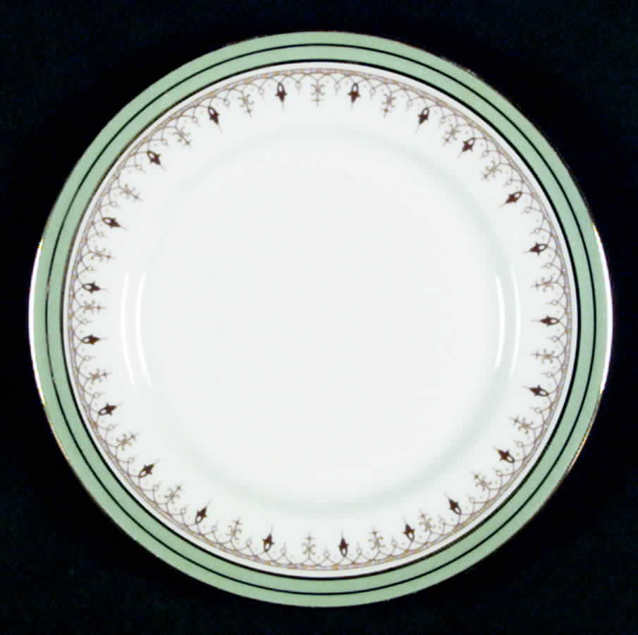 Lincoln Green Bread & Butter Plate by John  Aynsley & Sons-1