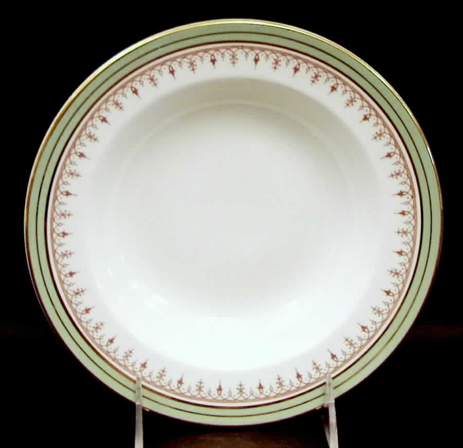 Lincoln Green Rim Soup Bowl by John  Aynsley & Sons-1