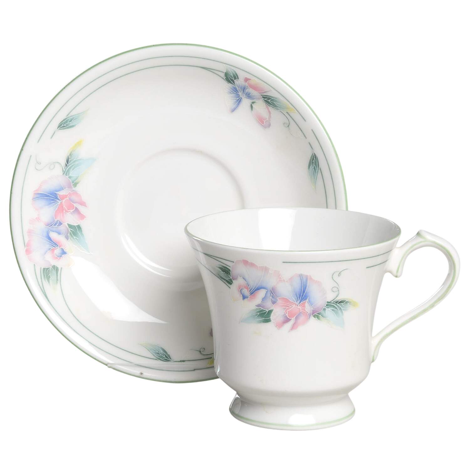 Little Sweetheart Footed Cup & Saucer Set by John  Aynsley & Sons-1