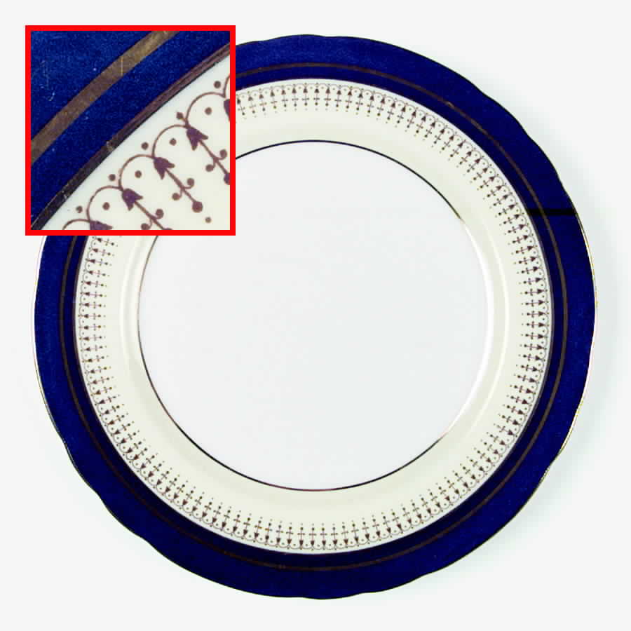 Lynton Cobalt Blue Dinner Plate by John  Aynsley & Sons-1