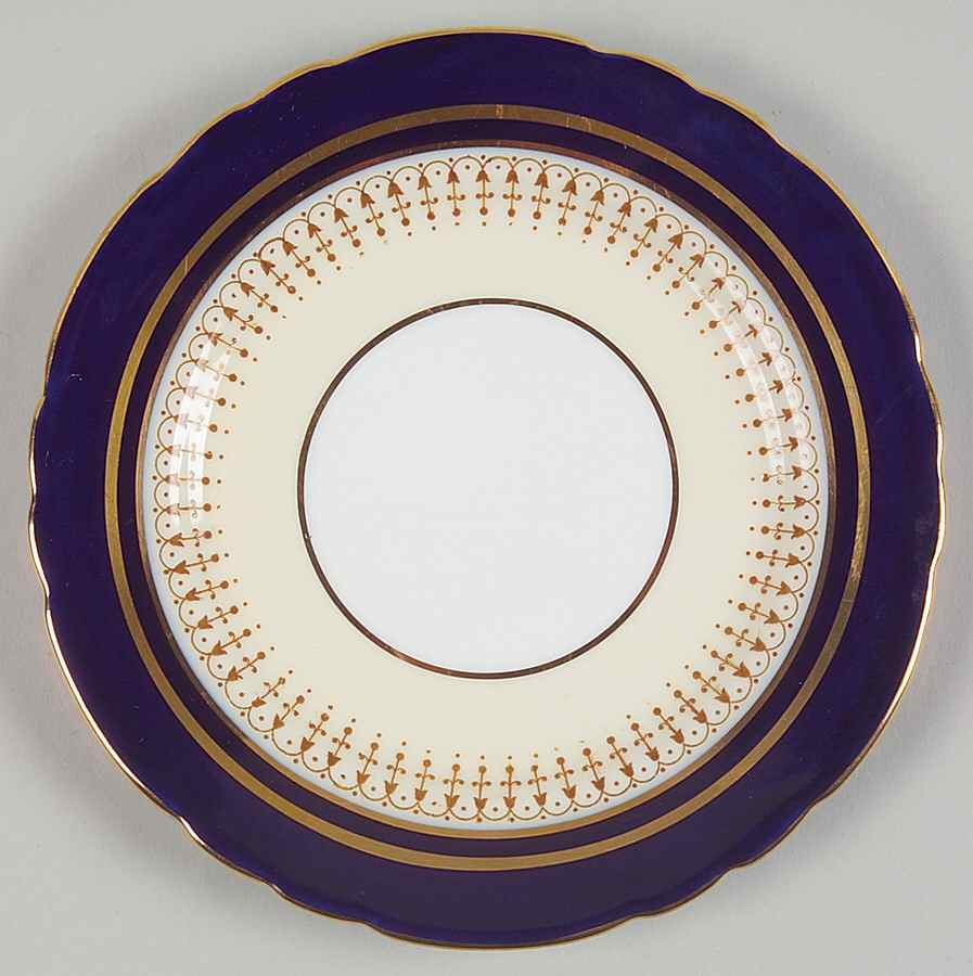 Lynton Cobalt Blue Bread & Butter Plate by John  Aynsley & Sons-1