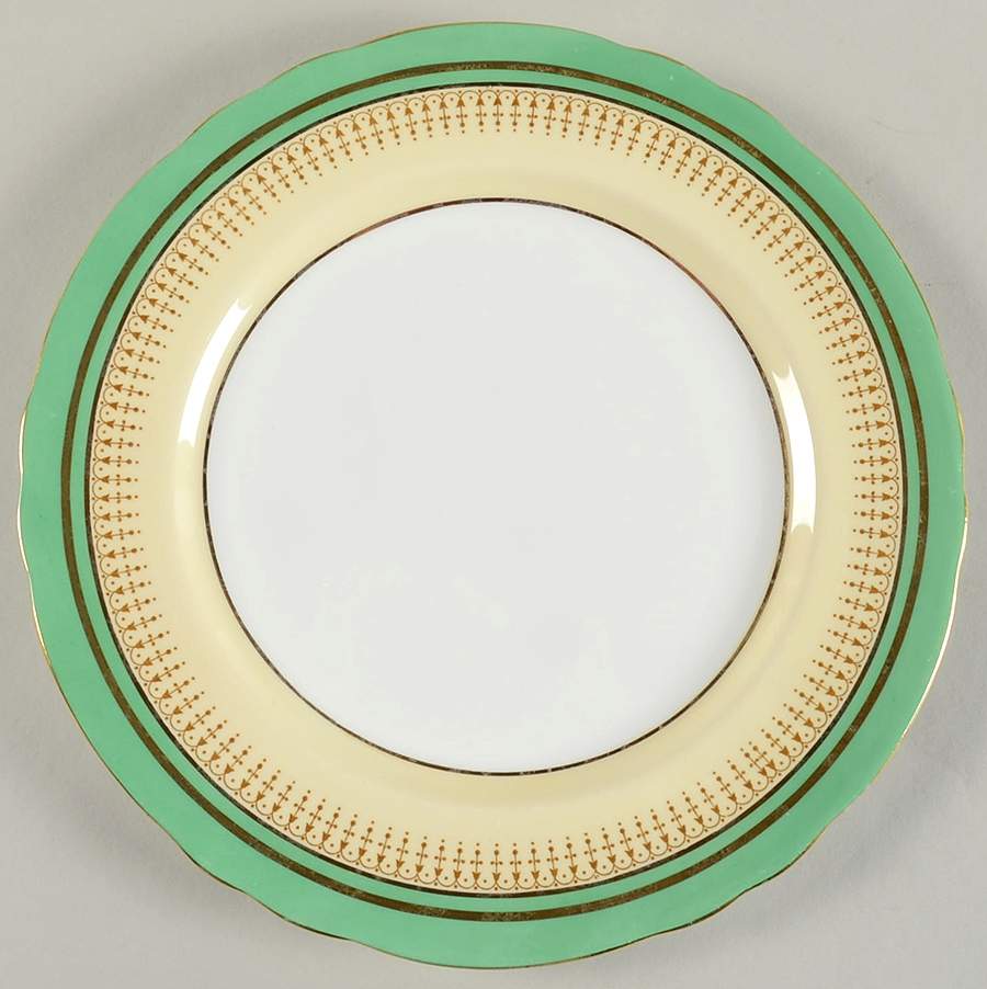 Lynton Green Dinner Plate by John  Aynsley & Sons-1