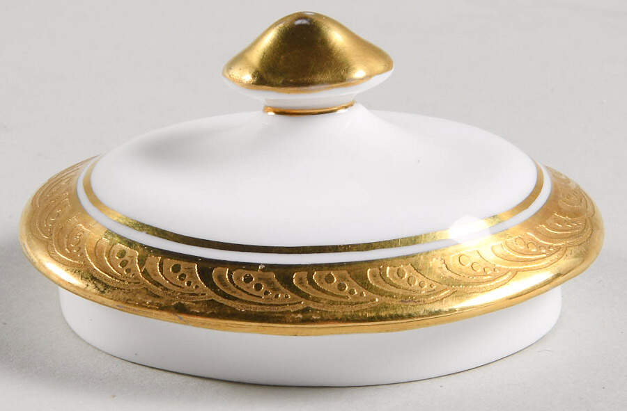 Majestic (Scalloped) Lid for Sugar Bowl by John  Aynsley & Sons-1