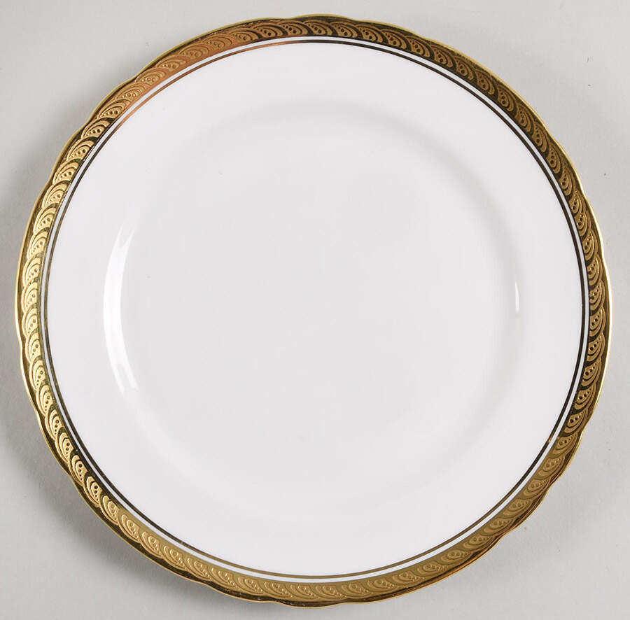 Majestic (Scalloped) Salad Plate by John  Aynsley & Sons-1