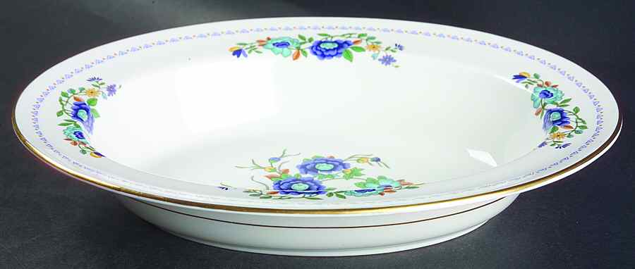 Marlina 10" Oval Vegetable Bowl by John  Aynsley & Sons-1