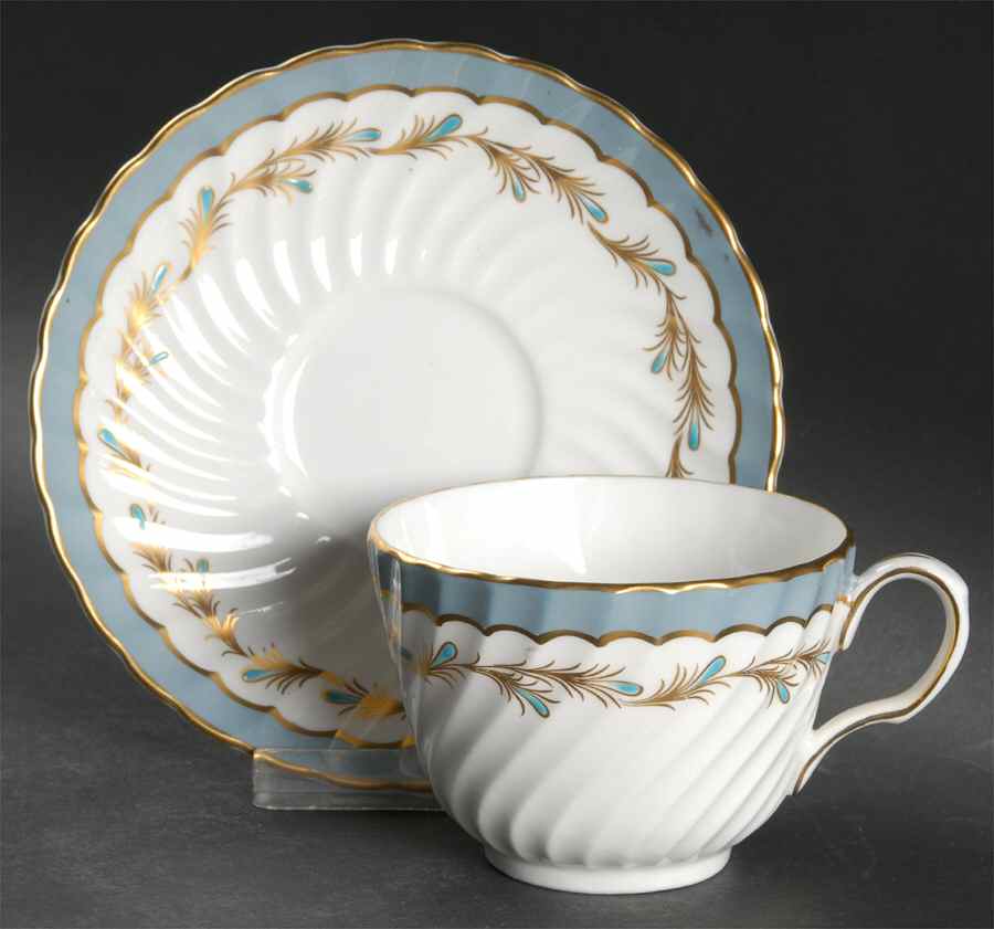 Marjorie Flat Cup & Saucer Set by John  Aynsley & Sons-1