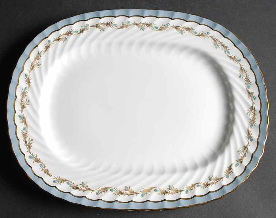 Marjorie 11" Oval Serving Platter by John  Aynsley & Sons-1