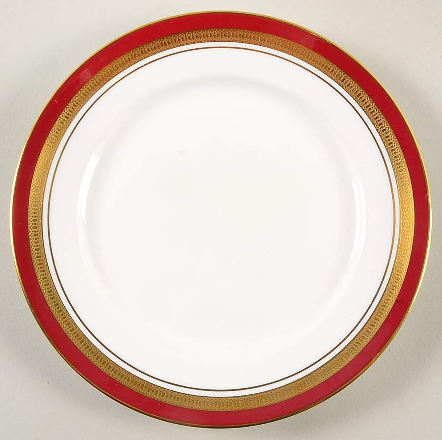 Marone Royale Luncheon Plate by John  Aynsley & Sons-1