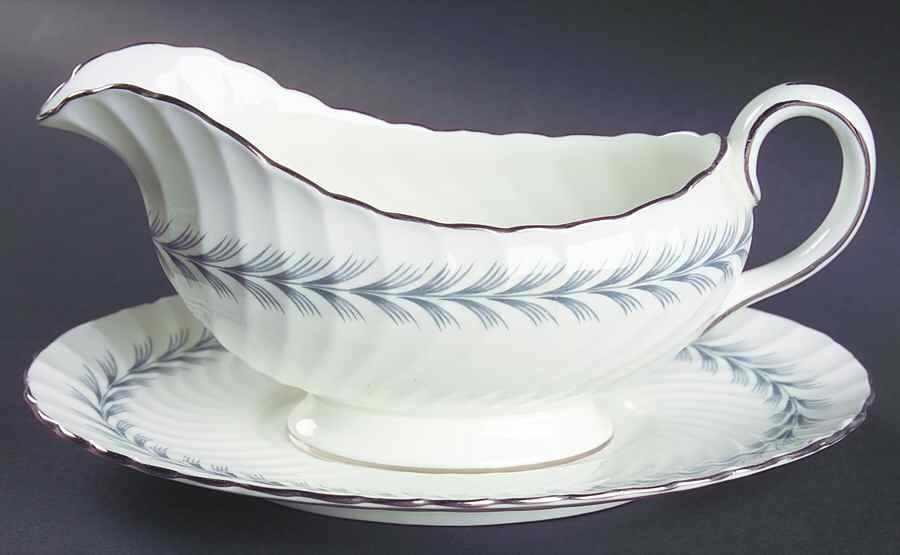 Mayfair Gravy Boat & Underplate by John  Aynsley & Sons-1