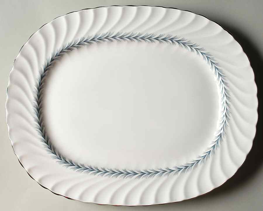 Mayfair 15" Oval Serving Platter by John  Aynsley & Sons-1