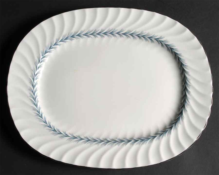 Mayfair 13" Oval Serving Platter by John  Aynsley & Sons-1