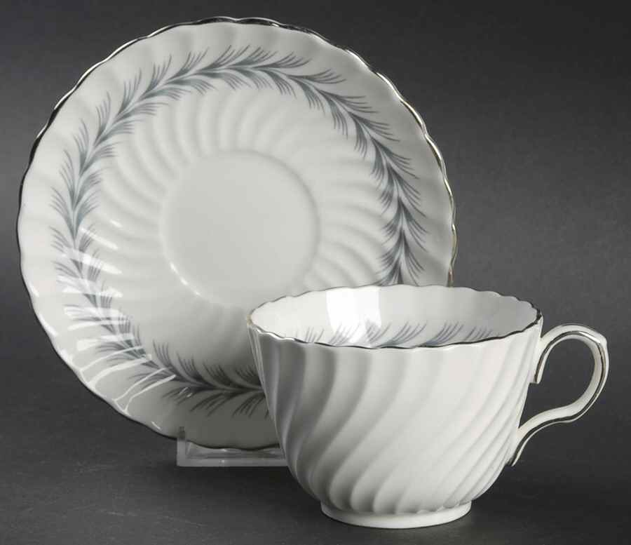 Mayfair Flat Cup & Saucer Set by John  Aynsley & Sons-1