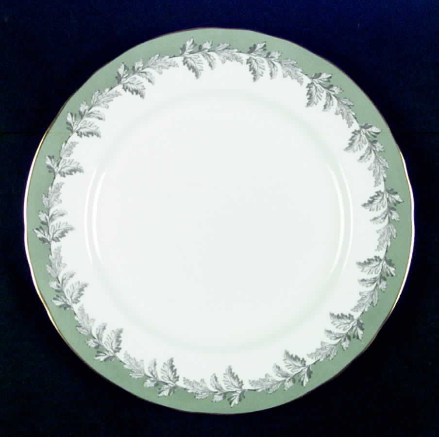 Oak Leaf Turquoise Dinner Plate by John  Aynsley & Sons-1