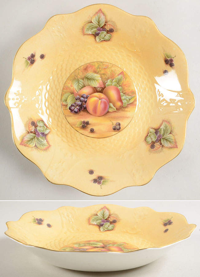 Orchard Gold Clyde Center Bowl by John  Aynsley & Sons-1