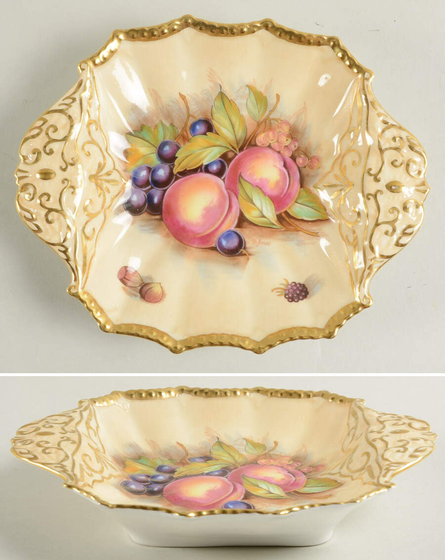 Orchard Gold 2 Handle Bon Bon by John  Aynsley & Sons-1