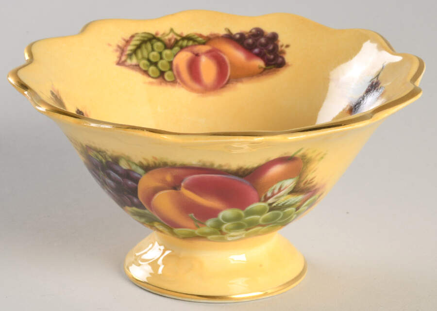 Orchard Gold Footed Bon Bon by John  Aynsley & Sons-1