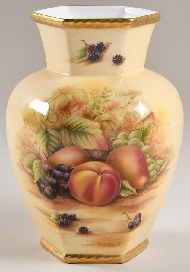 Orchard Gold 7" Chelford Vase by John  Aynsley & Sons-1