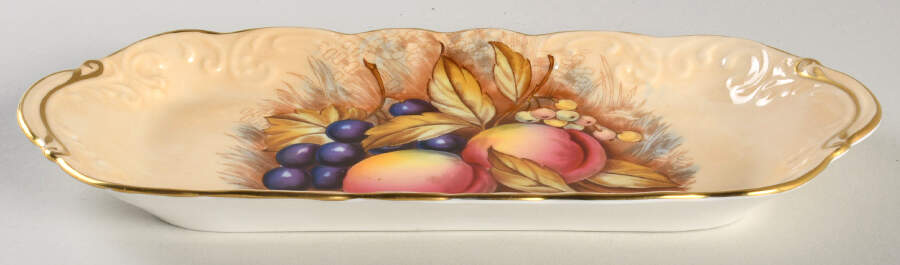 Orchard Gold Pickle Dish by John  Aynsley & Sons-1