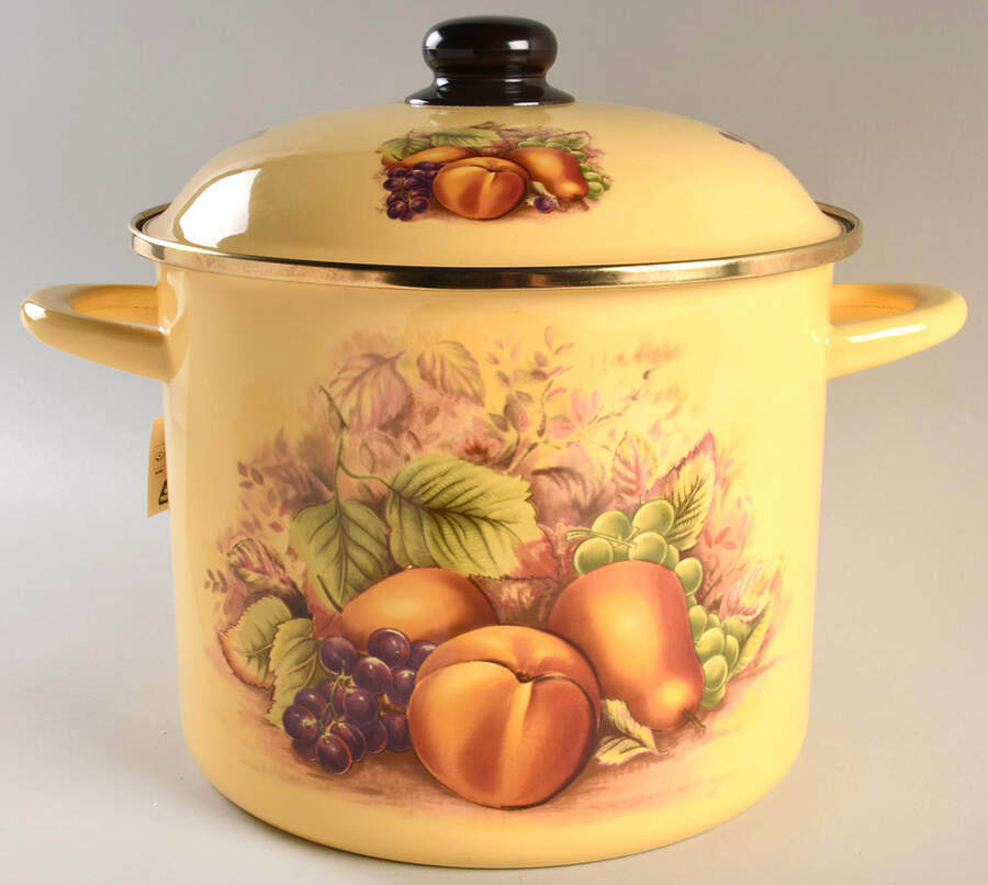 Orchard Gold 6.5 Qt Metal Stock Pot by John  Aynsley & Sons-1