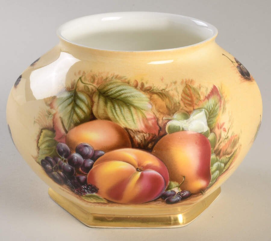 Orchard Gold Candy Jar No Lid by John  Aynsley & Sons-1