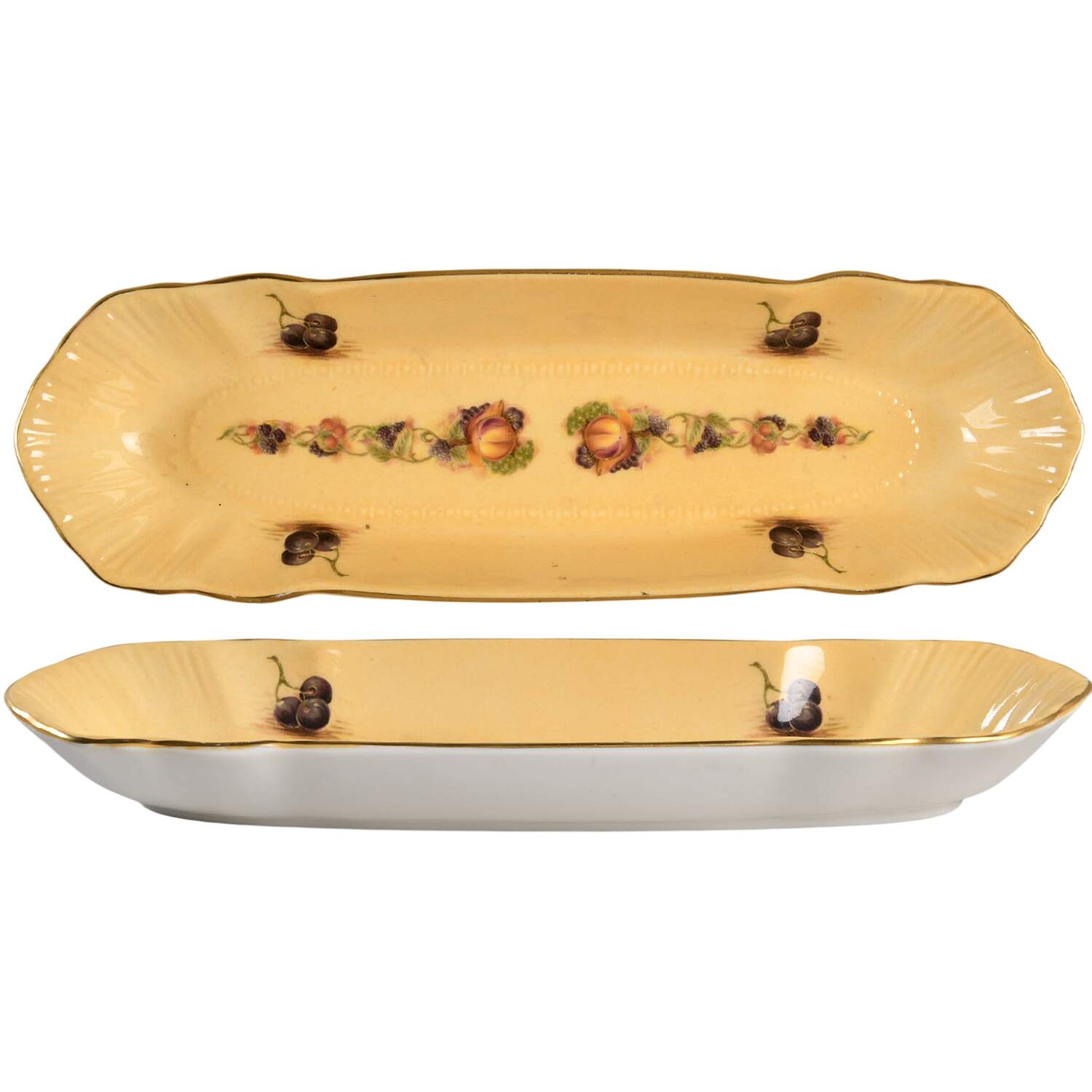 Orchard Gold Mint Tray by John  Aynsley & Sons-1