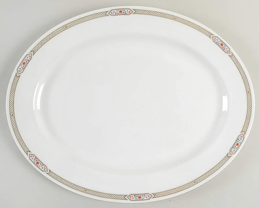 Orient 16" Oval Serving Platter by John  Aynsley & Sons-1