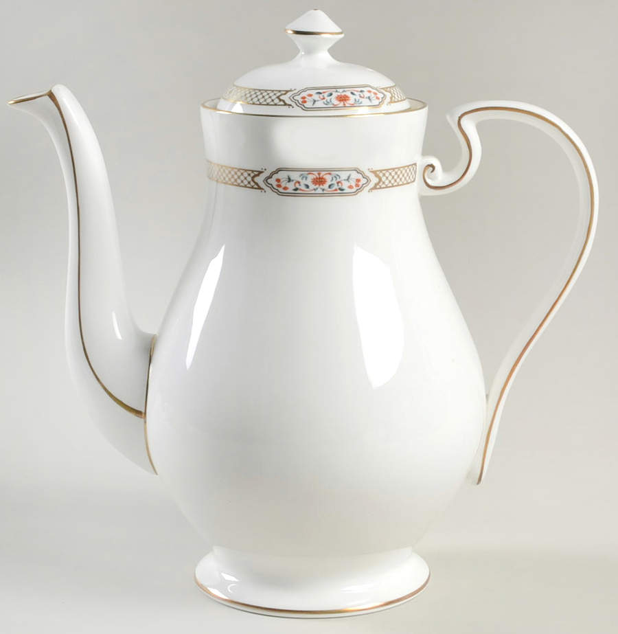 Orient Coffee Pot & Lid by John  Aynsley & Sons-1