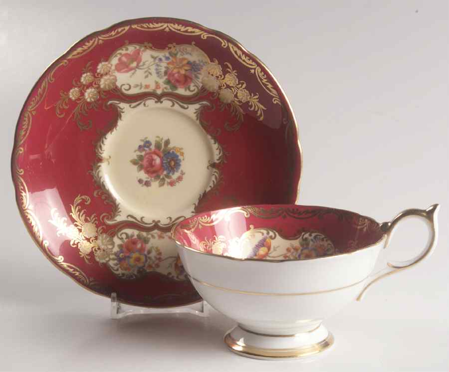 Paramount Footed Cup & Saucer Set by John  Aynsley & Sons-1
