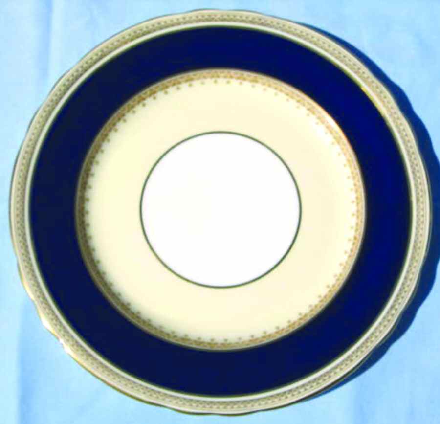 Pearl Cobalt Blue Saucer by John  Aynsley & Sons-1