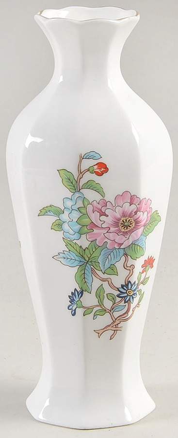 Pembroke (Gold Trim) 7" Vase by John  Aynsley & Sons-1