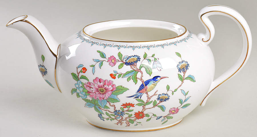 Pembroke (Gold Trim) Teapot No Lid by John  Aynsley & Sons-1