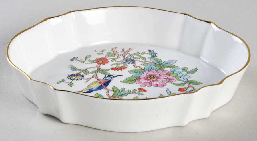 Pembroke (Gold Trim) Open Candy Dish by John  Aynsley & Sons-1