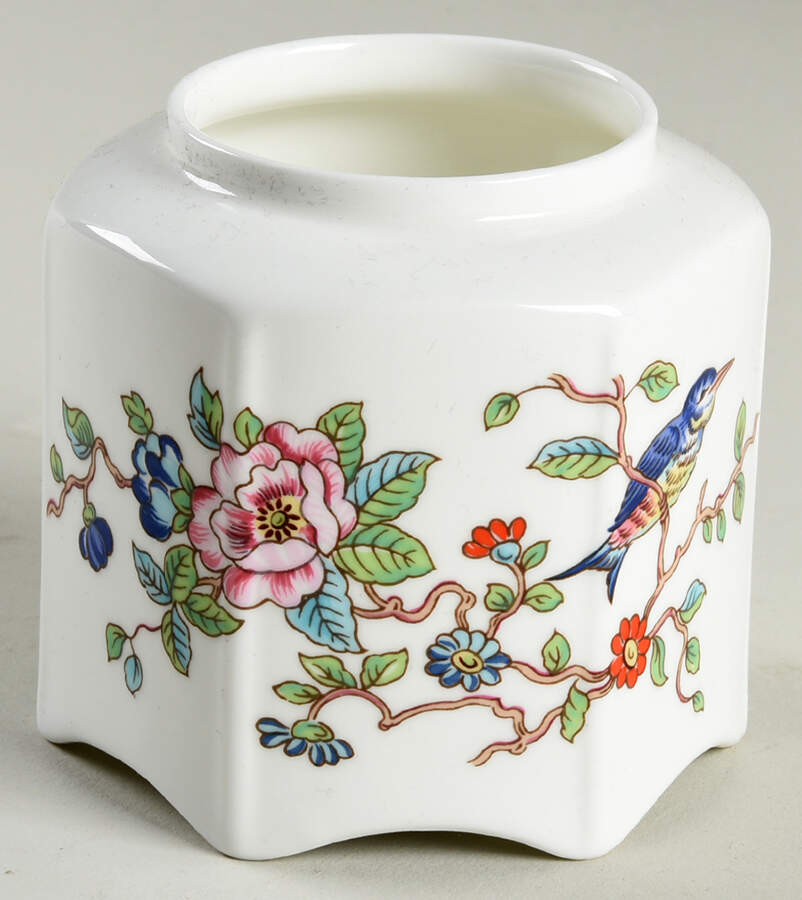 Pembroke (Gold Trim) Pagoda Candy Box, No Lid by John  Aynsley & Sons-1