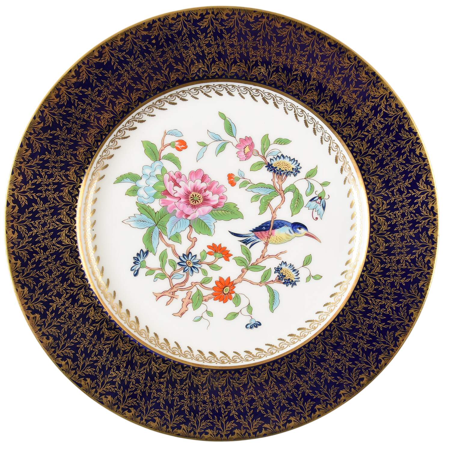 Pembroke (Gold Trim) Dinner Plate by John  Aynsley & Sons-1