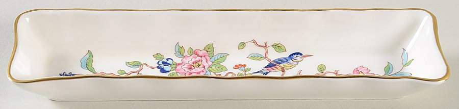Pembroke (Gold Trim) Mint Dish by John  Aynsley & Sons-1